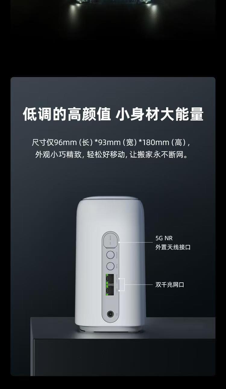 FiberHome 5G CPE LG6121F WIFI 6 Router AX1800