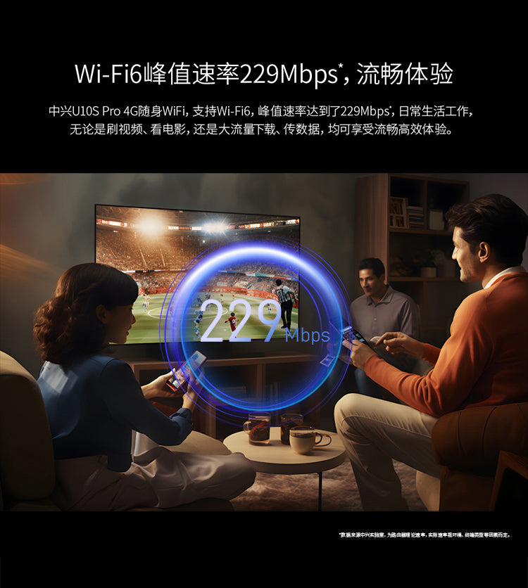 ZTE U10S Pro 4G Pocket MiFi Wifi 6 3000mAh