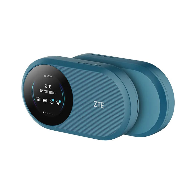 ZTE U10S Pro 4G LTE Mobile WiFi Router, WiFi 6, 3000mAh Detachable Battery, Nano SIM Slot, Up to 32 Connected Devices, Portable Travel MiFi Hotspot